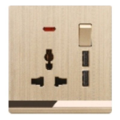 SINGLE MF SOCKET WITH 2...