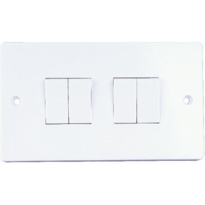4 GANG 1 WAY SWITCH