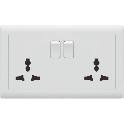 13A DOUBLE SWITCH MULTI SOCKET