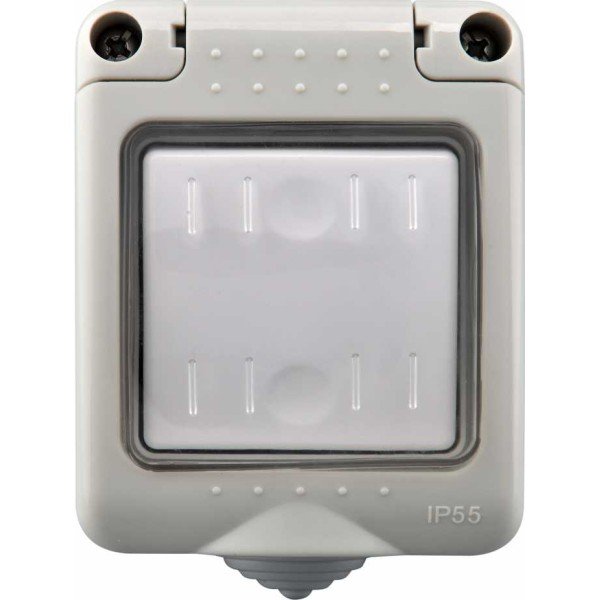 MODI 1 GANG 2 WAY SWITCH WEATHERPROOF IP55