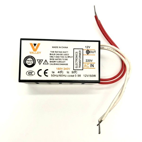 AC12V HALOGEN ELECTRONIC TRANSFORMER 50W-60W