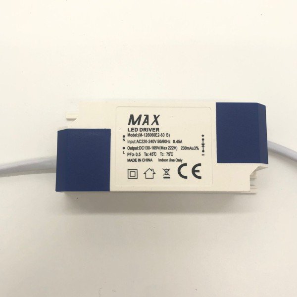 LED DRIVER (DC130-165V / 230mA)-O5