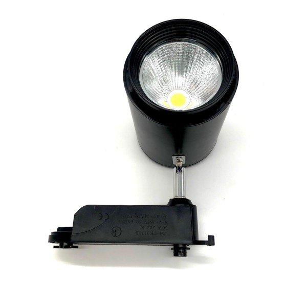 LED TRACK LIGHT-30WATTS-BLACK BODY-WARM WHITE-F2