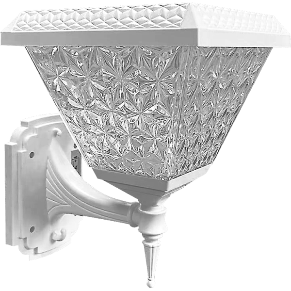 V-Max SOLAR LED GARDEN LIGHT-3COLOR REMOTE CONTROL-WHITE BODY