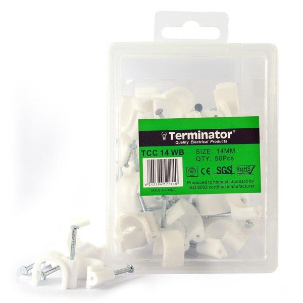 CABLE CLIPS 14MM 50PCS