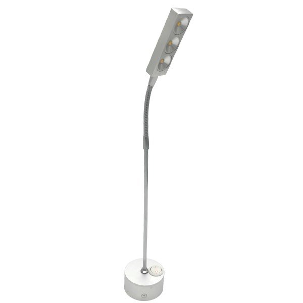 SEMI-FLEXIBLE LED SHOWCASE LIGHT WITH SWITCH-3X1WATTS-WARM WHITE