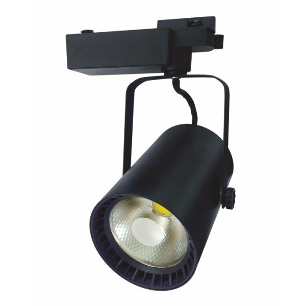 LED TRACK LIGHT-50WATTS-BLACK BODY-WARM WHITE