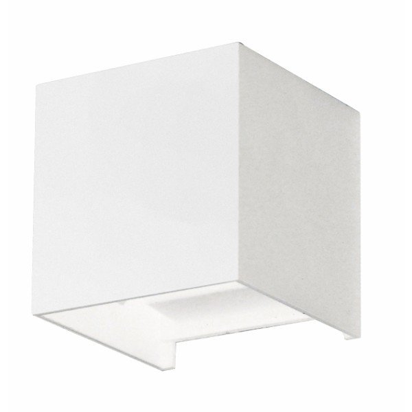 LED WALL LIGHT WHITE BODY-2X3WATTS-WARM WHITE
