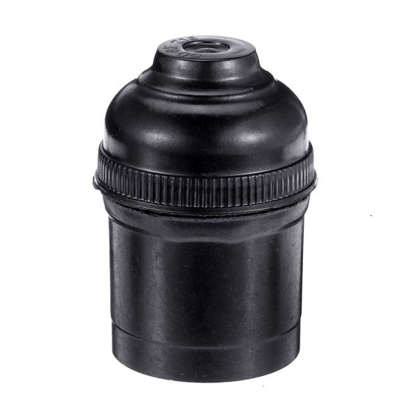 E27 HANGING BULB HOLDER-BLACK