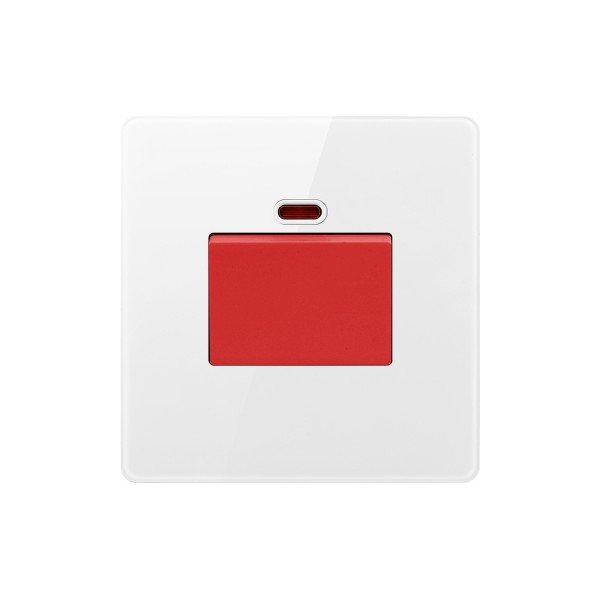 45A SWITCH WITH NEON-GLASS WHITE