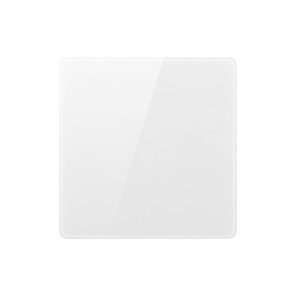 BLANK PLATE 3x3-GLASS WHITE