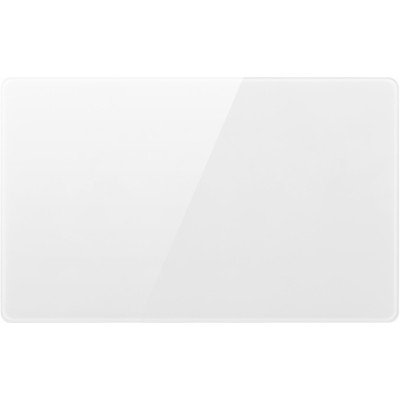 BLANK PLATE 3x6-GLASS WHITE
