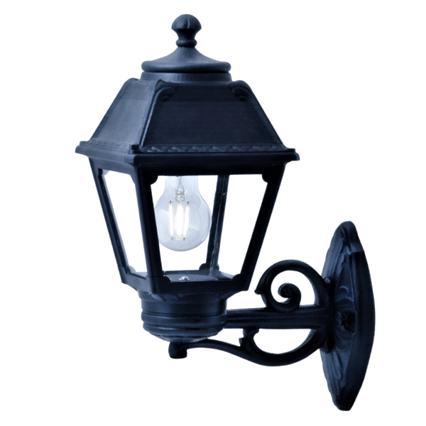 FUMAGALLI BISSO MARY E27 WALL LANTERN BLACK/CLEAR