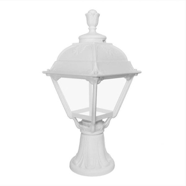 FUMAGALLI MINILOT CEFA E27 POST/PILLAR TOP LANTERN WHITE/CLEAR