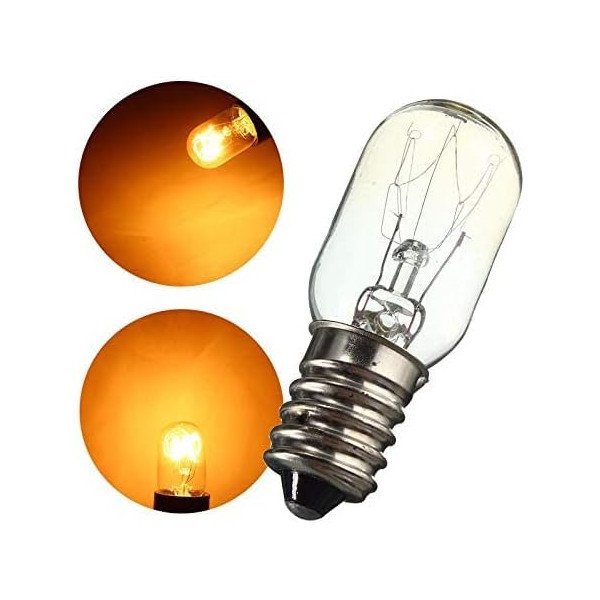 E14 15W REFRIGERATOR FRIDGE LIGHT BULB TUNGSTEN FILAMENT BULB