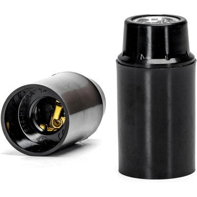 E14 BLACK BAKELITE LAMP...