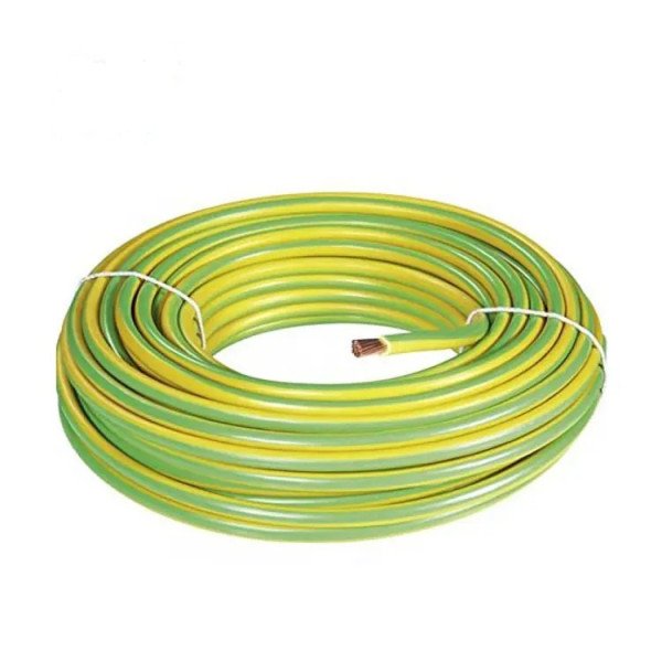 1CX16MM SINGLE CORE 100% PURE COPPER CABLE (Y/G)-100YARDS