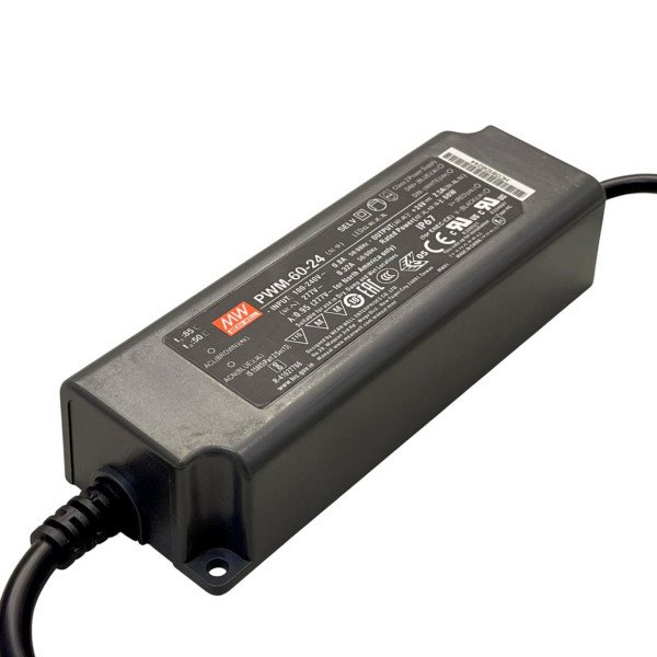 LED DRIVER, 24V 60W 2.5 OUTPUT, CONSTANT VOLTAGE DIMMABLE