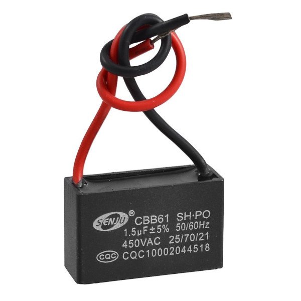 1.5UF STARTING CAPACITANCE 450VAC FAN CAPACITOR