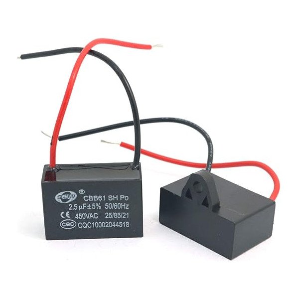 2.5UF STARTING CAPACITANCE 450VAC FAN CAPACITOR
