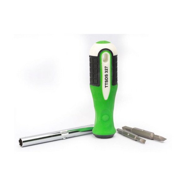 SCREWDRIVER SET 4 SIZE (+&-) MIXED HEAD DETATCHABLE