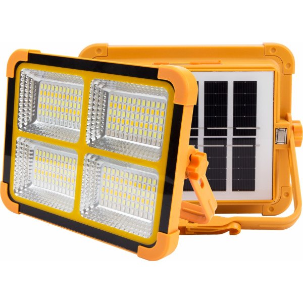 RECHARGEABLE SOLAR LED FLOOD LIGHT 500W 3COLOR