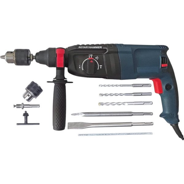 ROTARY HAMMER DRILL MACHINE WITH 3MODES 2200W