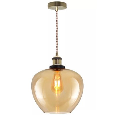 Vintage Smoked Gold Glass...