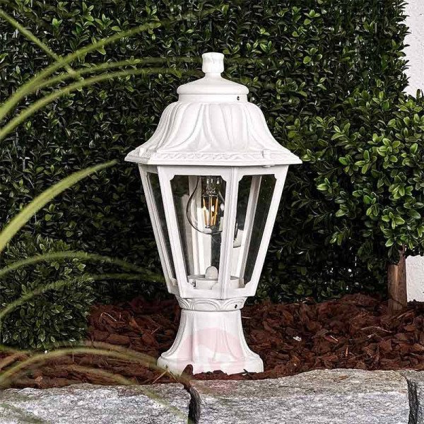 Fumagalli "Bisso Anna" Post Pillar Top Lantern E27 IP55 White