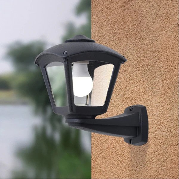 Fumagalli "Nardo Roby" Wall Lantern E27 IP55 Black