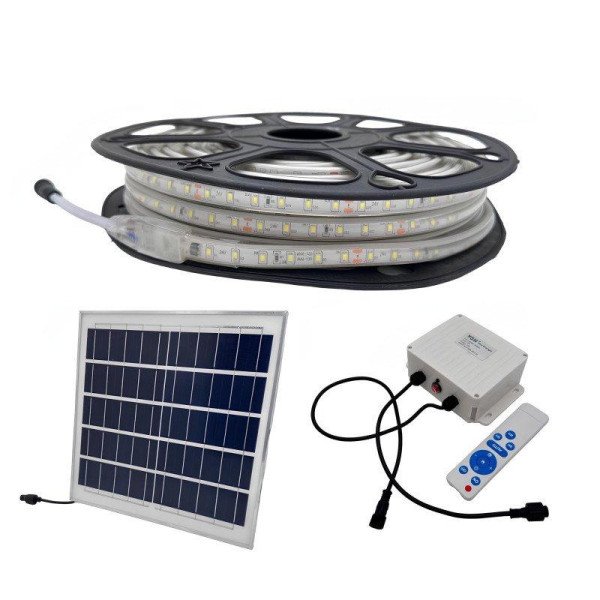 SOLAR LED STRIP LIGHT-WHITE-30M