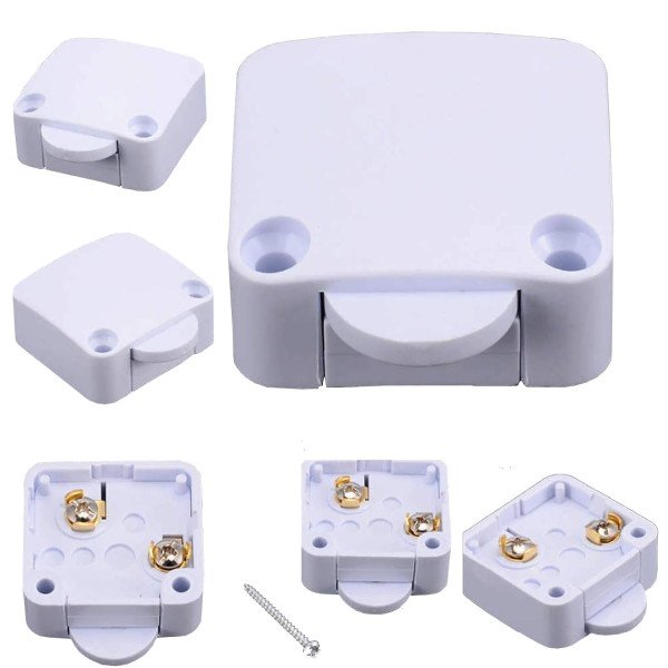 ASCENSION WARDROBE/DOOR PLASTIC AUTO SWITCH (WHITE)