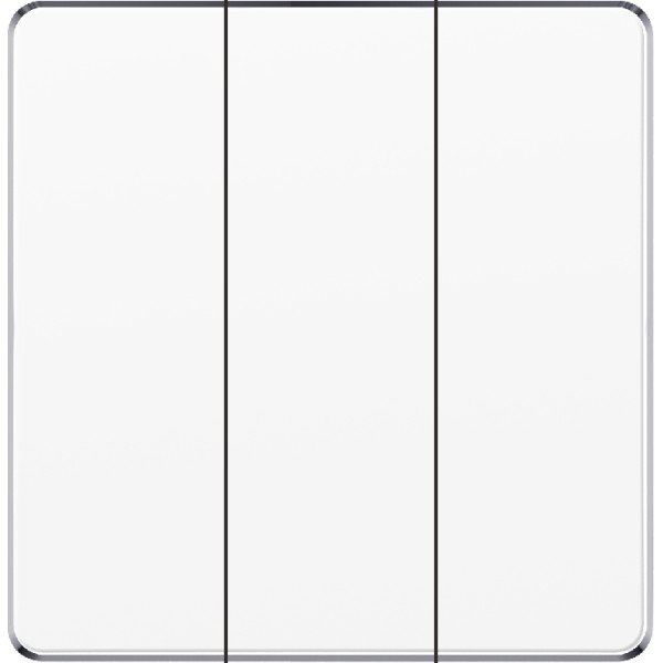 3 GANG 2 WAY PLATE SWITCH - WHITE