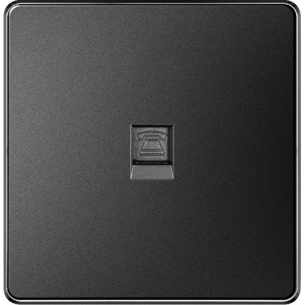 TELEPHONE SOCKET - BLACK