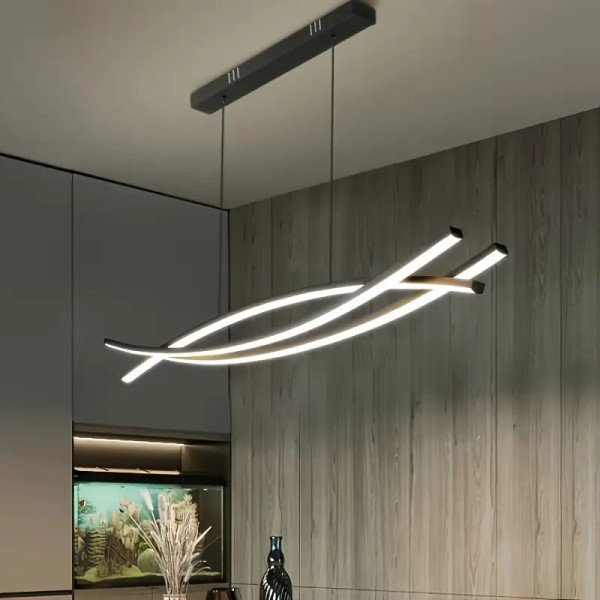 100CM Modern LED Pendant Light 60W Black Body 3 Color