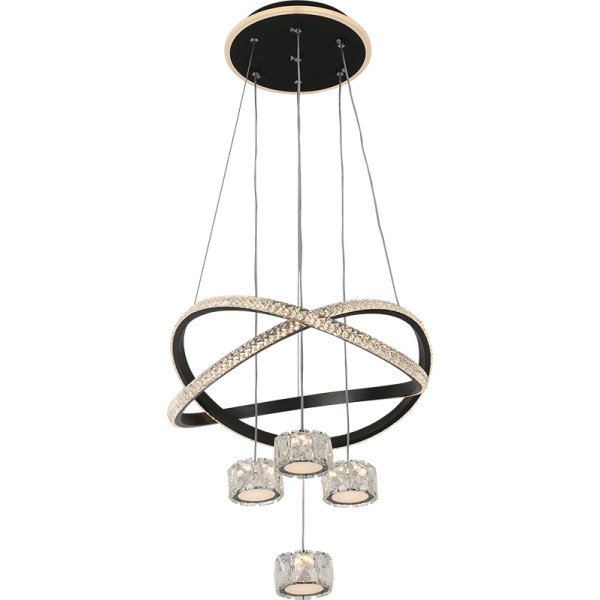 LED Pendant Light 100Watt Black Body 3Color 40CM