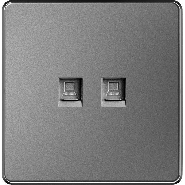 V-Max DOUBLE DATA SOCKET - GRAY
