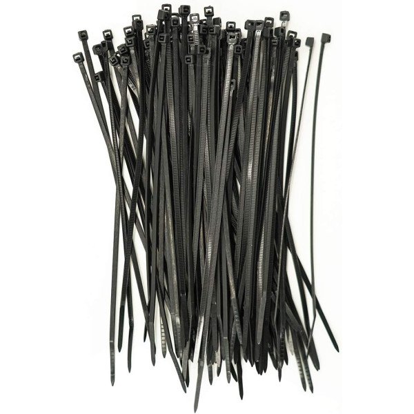 BOLTON CABLE TIE IN BLACK COLOR 500X7.6MM - 100PCS