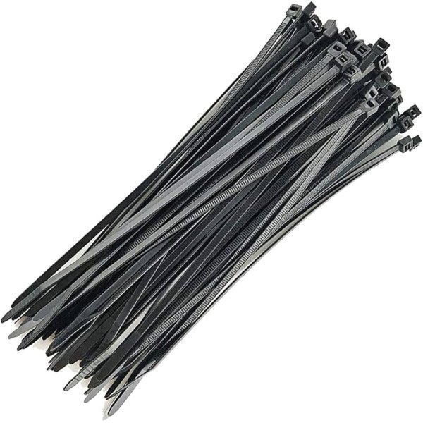 BOLTON CABLE TIE IN BLACK COLOR 400X4.8MM - 100PCS