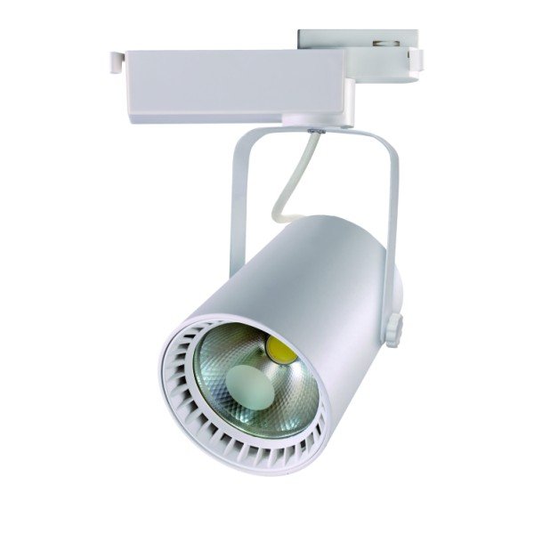4-LINE LED TRACK LIGHT-50WATTS-BLACK BODY-WHITE