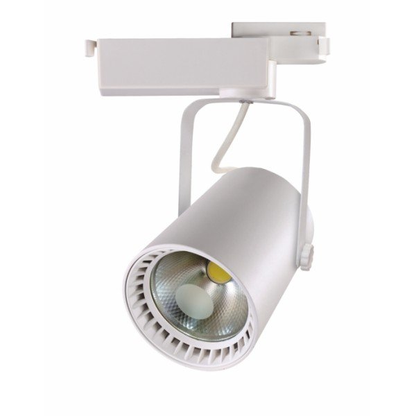 LED TRACK LIGHT-30WATTS-WHITE BODY-WHITE