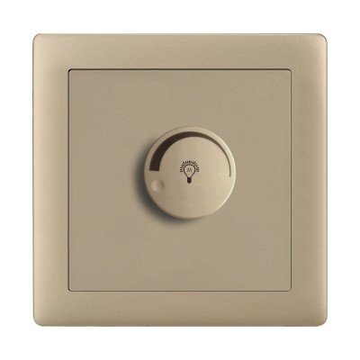 DIMMER SWITCH-MATTE GOLDEN...